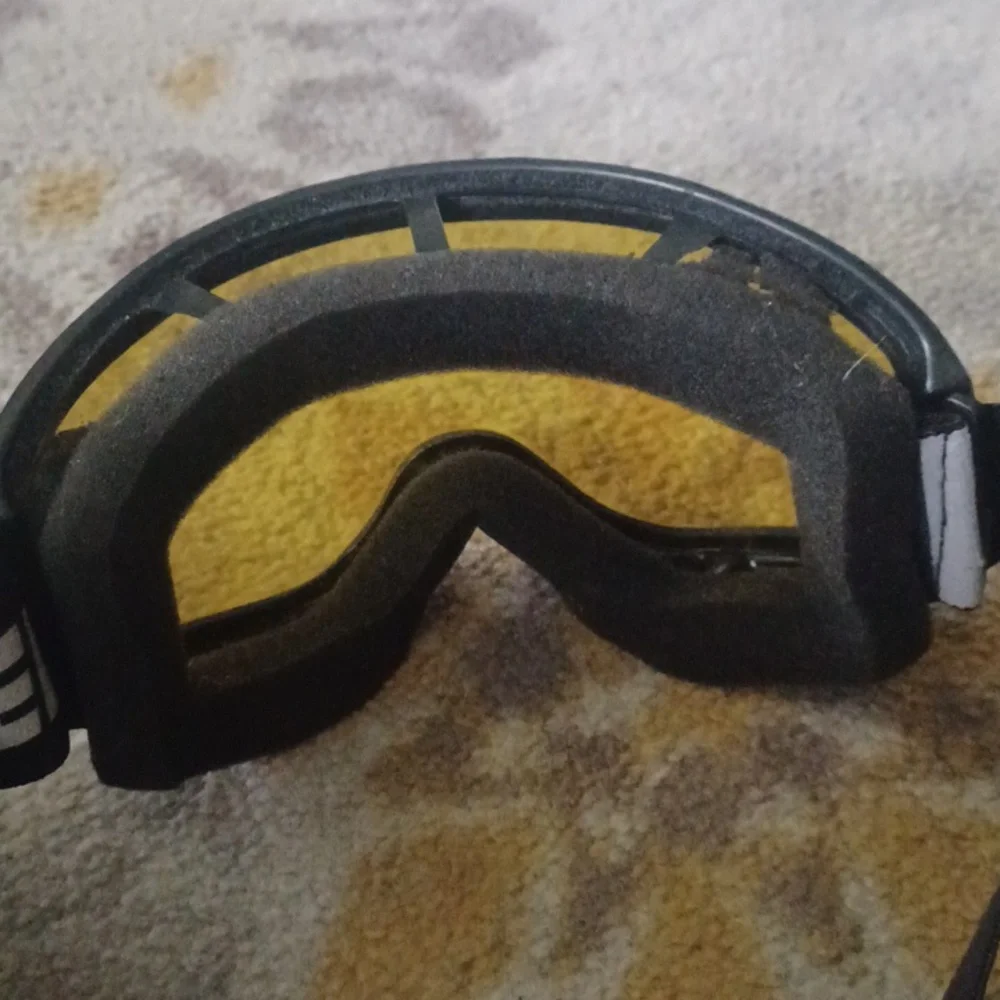 Carrera Black and Yellow Used Ski Glasses